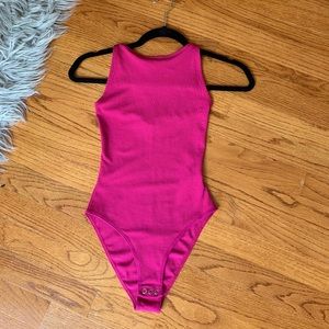 TOPSHOP Pink Bodysuit NEVER WORN